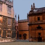 Bodleian Library exterior from the 3d virtual reality tour created by the Virtual Experience Company