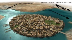 3d model of the culturally significant island of Suakin, created by the Virtual Experience Company